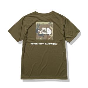 tシャツ THE NORTH FACE/ザ・ノース・フェイス Square Camouflage Tee スクエアロゴ バックプリントTシャツ/半袖T