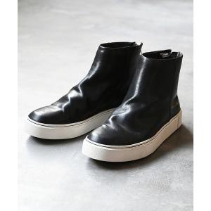 ブーツ EARLE アール / Backzipsneakerboots レザーバックジップスニーカーブーツ / ER3410 メンズ