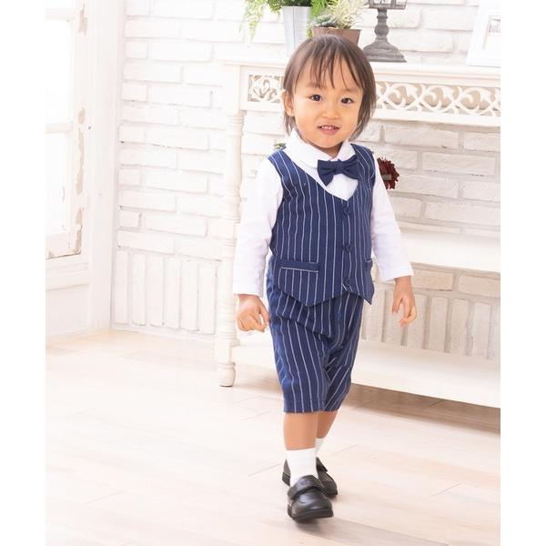 ベビー服 ロンパース スーツ風フォーマルロンパース
