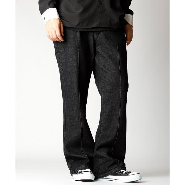 ジーンズ 「INASTUDIOS SELECT」12oz デニム セミフレアパンツ メンズ レディー...