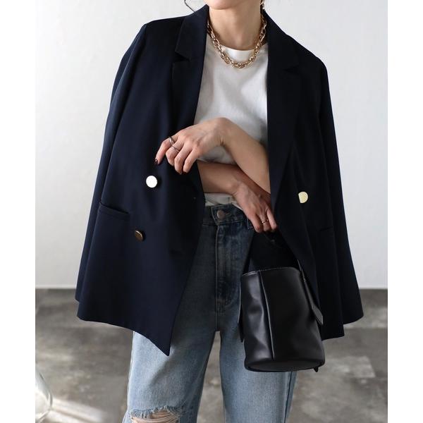 ジャケット テーラードジャケット ダブルテーラードジャケット レディース