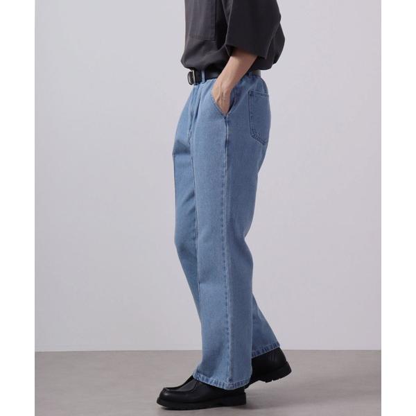 ジーンズ 12oz デニムピンタックフレアパンツ メンズ レディース