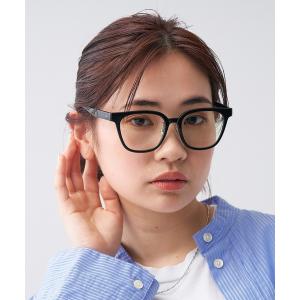 メガネ ウェリントン型 クリアレンズサングラス｜Zoff