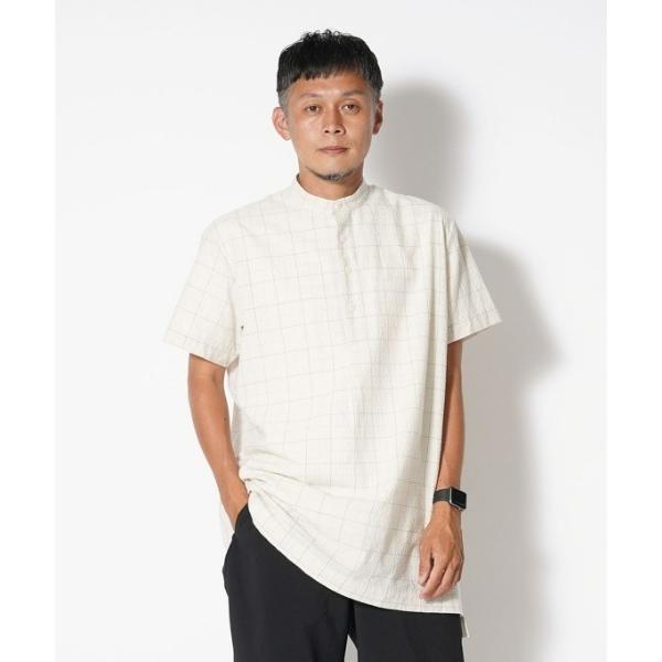 シャツ Co/Pe Washer Check Pullover メンズ
