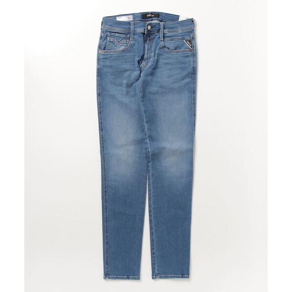 ジーンズ スリム ANBASS Hyperflex Orijinalストレッチデニム メンズ