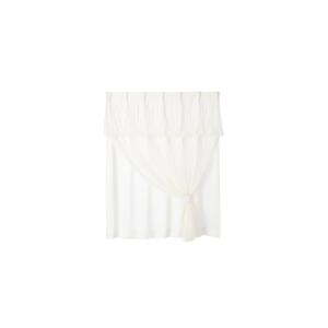 Francfranc インテリア フリルバランス ダブルカーテン H1350