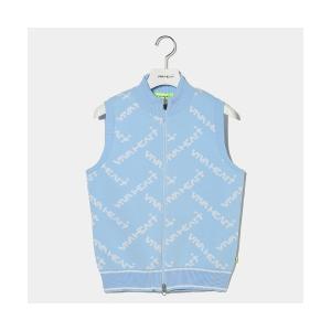 ベスト ジレ 「VIVA　HEART/GOLF」撥水ジップニットベスト レディース