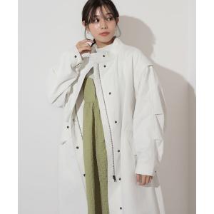 コート モッズコート レディース BEAMS HEART / 2WAY ハイネック モッズコート｜zozo