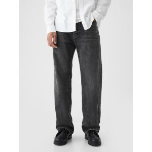 GAP ジーンズ スーパーバギーデニム ブラック メンズ : ZOZOTOWN