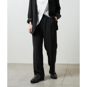 パンツ ＜MARW UNITED ARROWS＞サテン タックパンツ