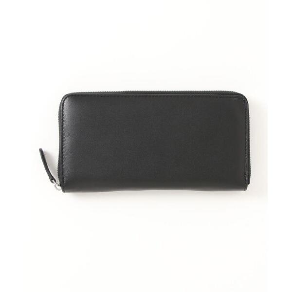 財布 シンプルラウンドファスナー本革大容量長財布 メンズ レディース