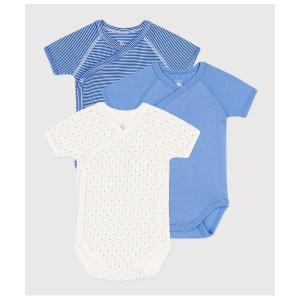 ベビー服 半袖合わせボディ３枚組