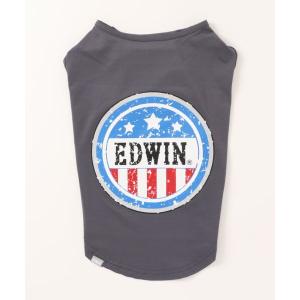 犬 服 EDWIN/アメリカンビンテージロゴメッシュタンク中型犬サイズ