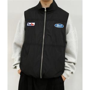 ベスト COOPER FACTワッペンスタンドカラーベスト