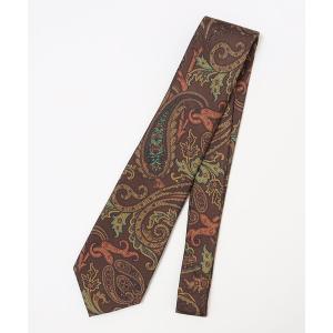 ネクタイ Puccini: プリント ペイズリー ネクタイ