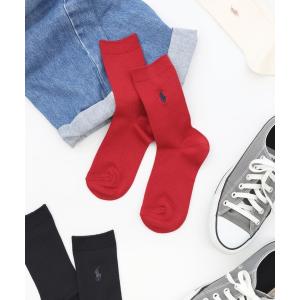 靴下 POLO RALPH LAUREN レディース ワンポイント リブソックス 03207330 レディース