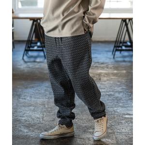 メンズ パンツ mp10883-Denim Jacquard Jogger Pants ジョガーパンツ｜zozo