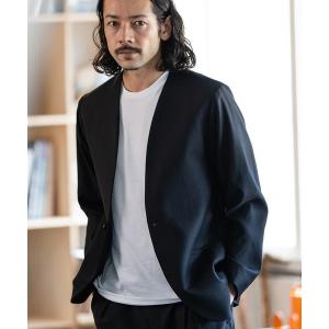 ZOZOTOWN Yahoo!店 - ノーカラージャケット(ジャケット/アウター ZOZOTOWN Yahoo!店 - ノーカラージャケット(ジャケット/アウター