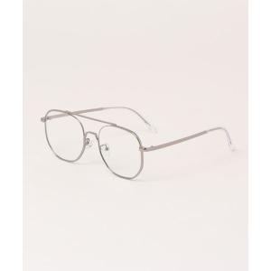 伊達メガネ メガネ 眼鏡 「Peony/ピオニー」/シンプルダブルブリッジメガネ レディース メンズ