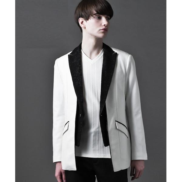 ジャケット テーラードジャケット CEREMONIA-LAYERD(セレモニア-レイヤード)1ボタン...