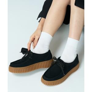 ★【美品】クラークス トーヒルペニー タン スエード  ローファー 厚底 Clarks Torhill Penny / レディース トーヒルペニー （ライトタン