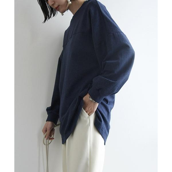 トレーナー スウェット フットボール切替スウェットプルオーバー レディース メンズ