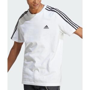 tシャツ Tシャツ メンズ エッセンシャルズ シングルジャージー スリーストライプスTシャツ / アディダス adidas｜zozo