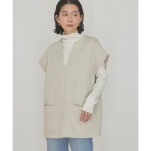 tシャツ Tシャツ SET　ポンチベスト+シアーカットプルオーバー レディース
