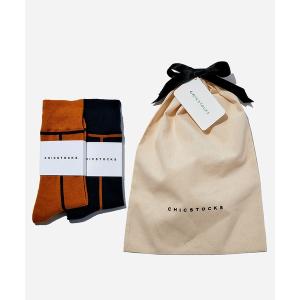 靴下 2足ギフトセット 巾着入り
