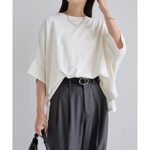 tシャツ Tシャツ コットン天竺ドルマンTシャツ
