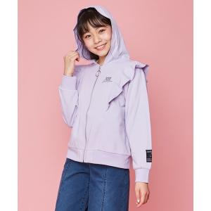 パーカー  フリルZIPパーカー キッズ 子供服 女の子