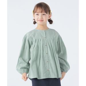 キッズ シャツ ブラウス SHIPS KIDS:100〜130cm / シャドー チェック タック ブラウス｜zozo