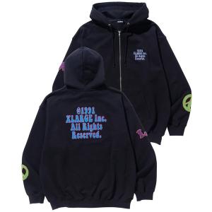 XLARGE ブラックパーカー Mサイズ 中古・古着通販】X-LARGE (エクストララージ) パーカー ブラック