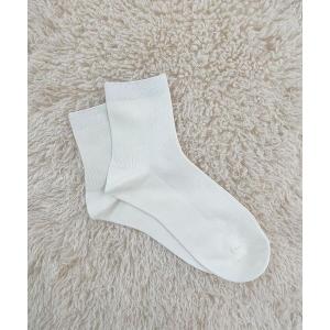 ハイソックス 靴下 ムジリブカラーsox レディース