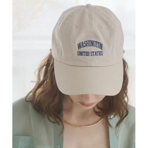 キャップ 帽子 刺繍 ロゴ キャップ レディース