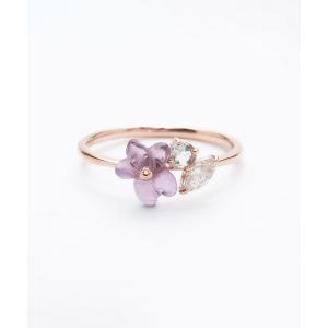 BLOOM（ブルーム） 指輪 リング 5月誕生花 K10 ピンクゴールド