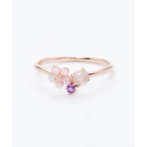 BLOOM（ブルーム） 指輪 リング 5月誕生花 K10 ピンクゴールド