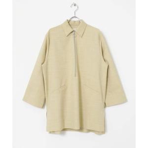 レディース tシャツ Tシャツ ジップアップスキッパーポロプルオーバー｜zozo