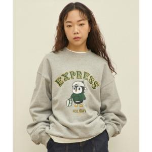 トレーナー スウェット A'GEM/9 × .kom「Express Holiday/エクスプレスホリデー」Express Holiday Stand