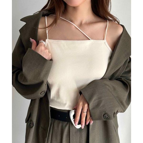 キャミソール カップ付き変形キャミソール