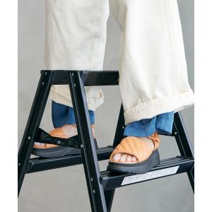 サンダル キルティングパフサンダル レディース