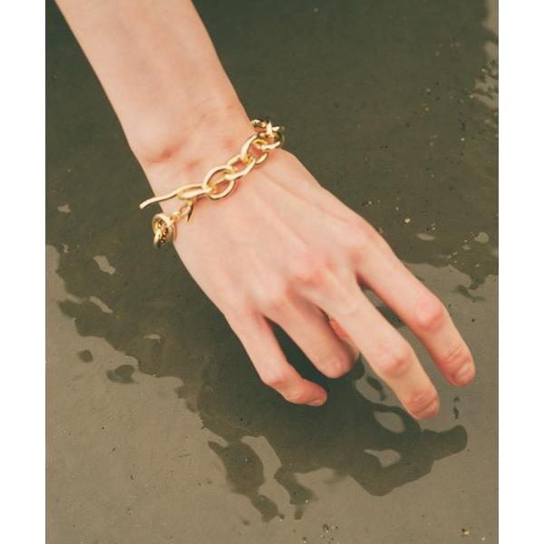 ブレスレット レディース 「ucalypt」Stem Thick Chain Bracelet