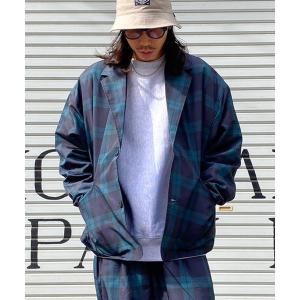 ジャケット テーラードジャケット メンズ MFC STORE ORIGINAL WASHER NYLON WIDE TAILORED JACKET｜zozo