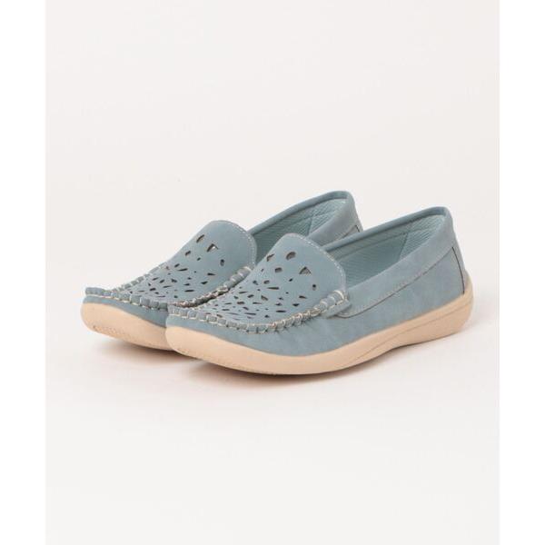 デッキシューズ モカシン 「軽量」パンチングドライビングシューズ　18803「Parade」 レディ...