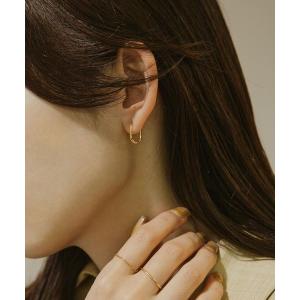 レディース ピアス METIER　Midi Oval Clicker Hoops