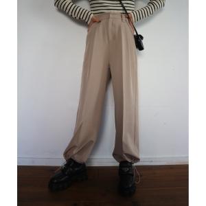 レディース パンツ スラックス Drawstring 2WAY Slacks｜zozo