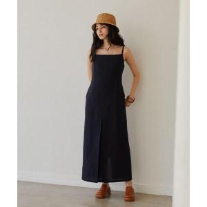 ワンピース ＜EMMEL REFINES＞EM ボックスタック キャミ ワンピース