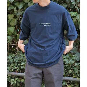 tシャツ 「サルベージパブリックコレパ」サーフモックネック ショートスリーブ(Kolepa Stamp) メンズ レディース