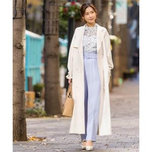 AMBIENT トレンチコート コート サテンパイピングフリルヨークトレンチ