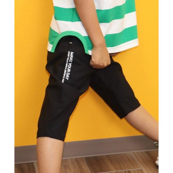 パンツ スーパーストレッチ6分丈パンツ80〜140cm キッズ 子供服 男の子 女の子